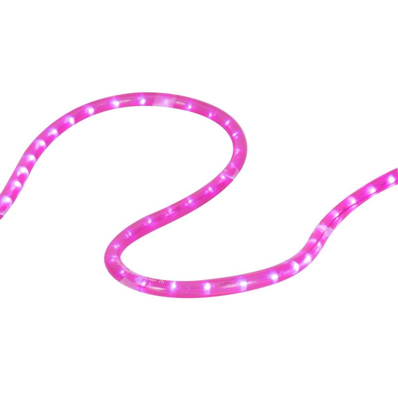 Vickerman 150' x .5" Pink LED Rope Light Spool, 120 Volt 2Wire with 1